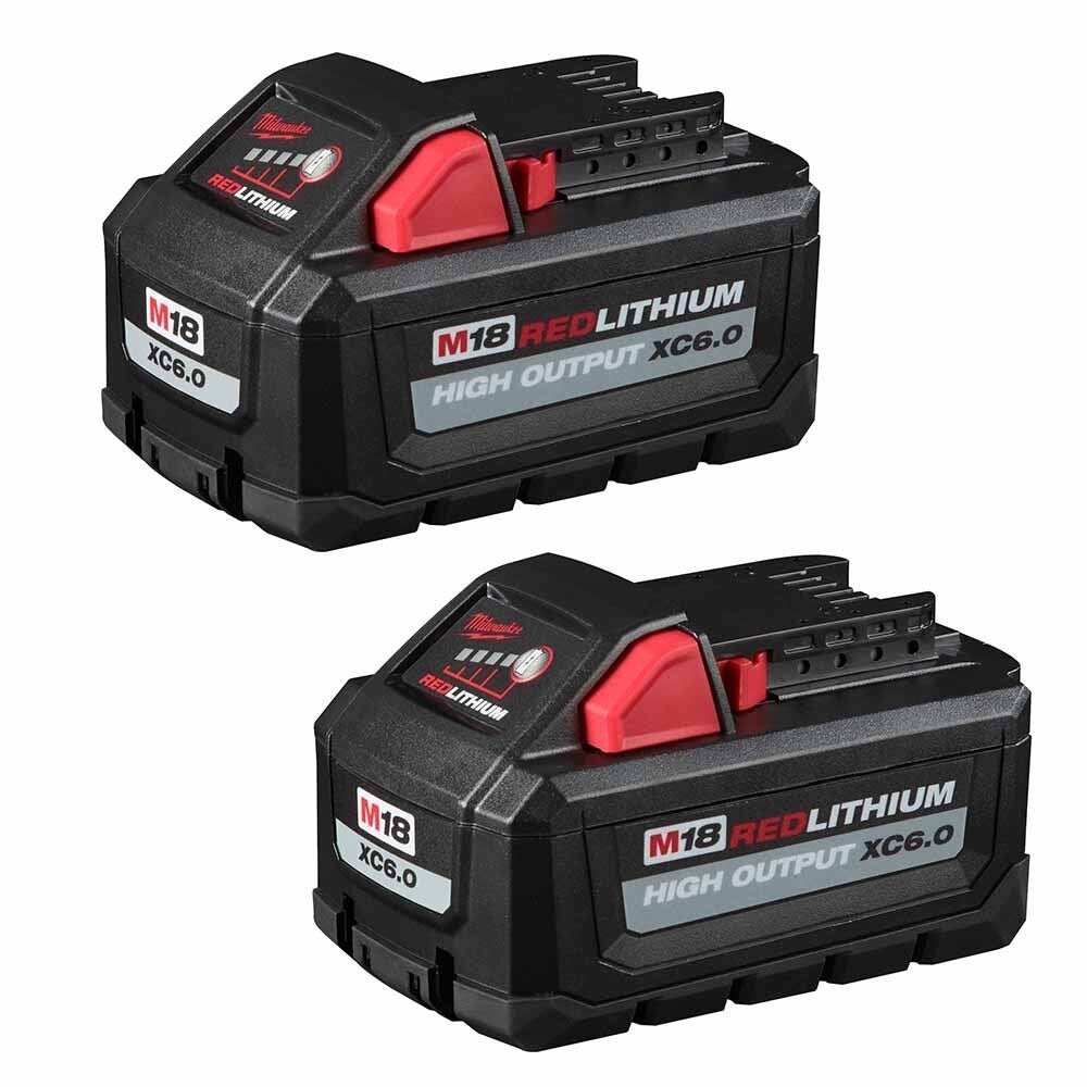 Milwaukee 48-11-1862 M18 REDLITHIUM High Output XC6.0 Battery 2-Pack - Image 2