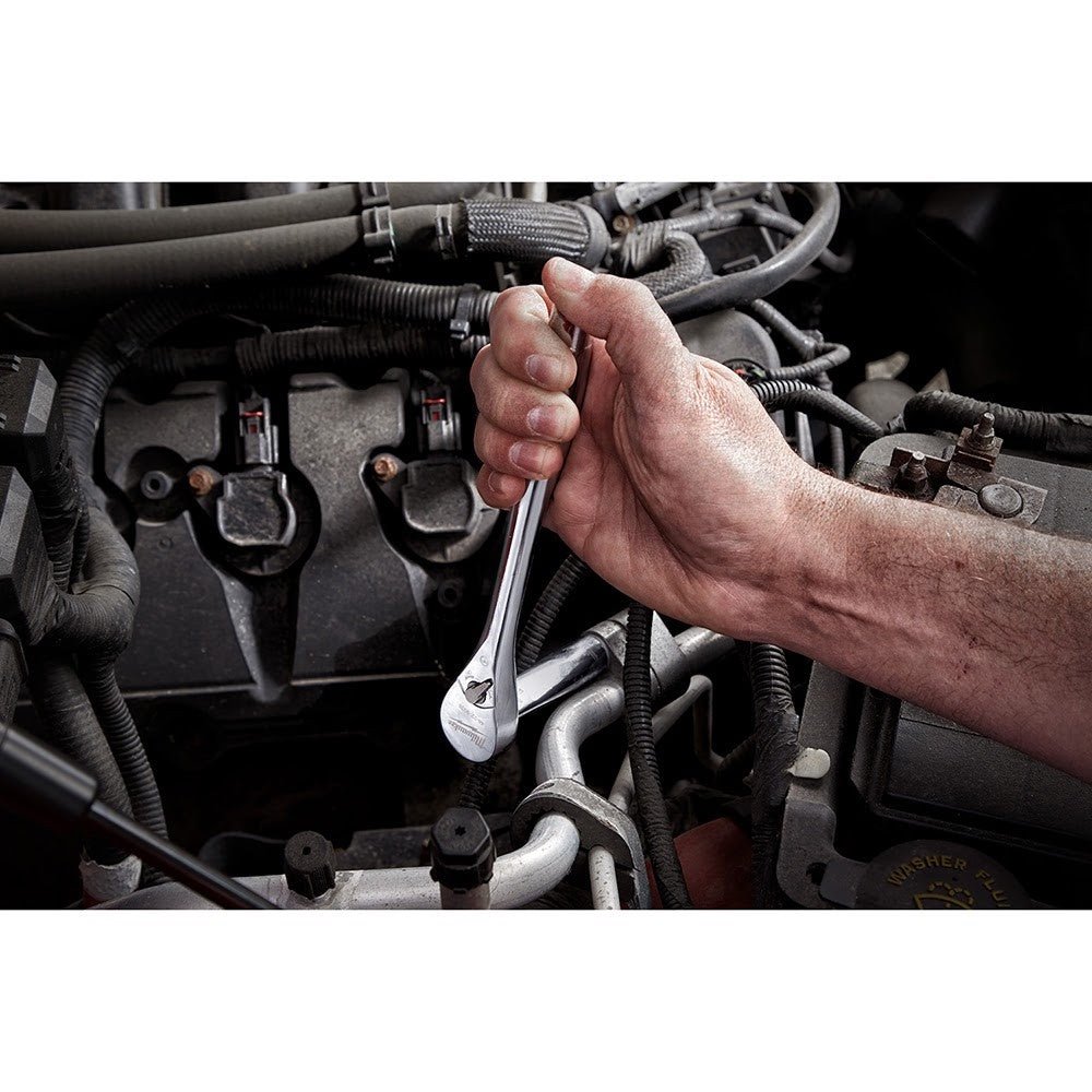 Milwaukee 48-22-9486 1/4" & 3/8” 106pc Ratchet and Socket Set in PACKOUT - SAE & Metric - Image 9