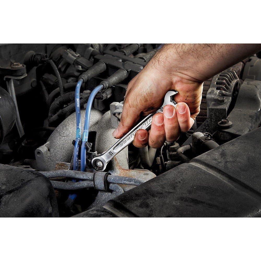 Milwaukee 48-22-9516 15 Piece Ratcheting Combination Wrench Set - Metric - Image 8