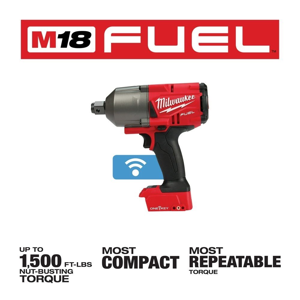 Milwaukee 2864-20 M18 FUEL ONE-KEY High Torque Impact Wrench 3/4" Friction Ring, Bare - Image 3