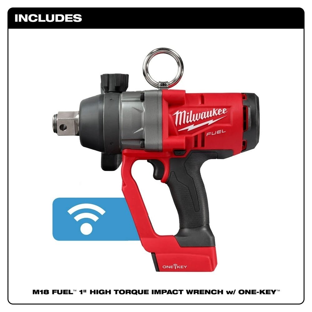 Milwaukee 2867-20 M18 FUEL 1" HTIW Impact Wrench w/ ONE-KEY Bare Tool - Image 2