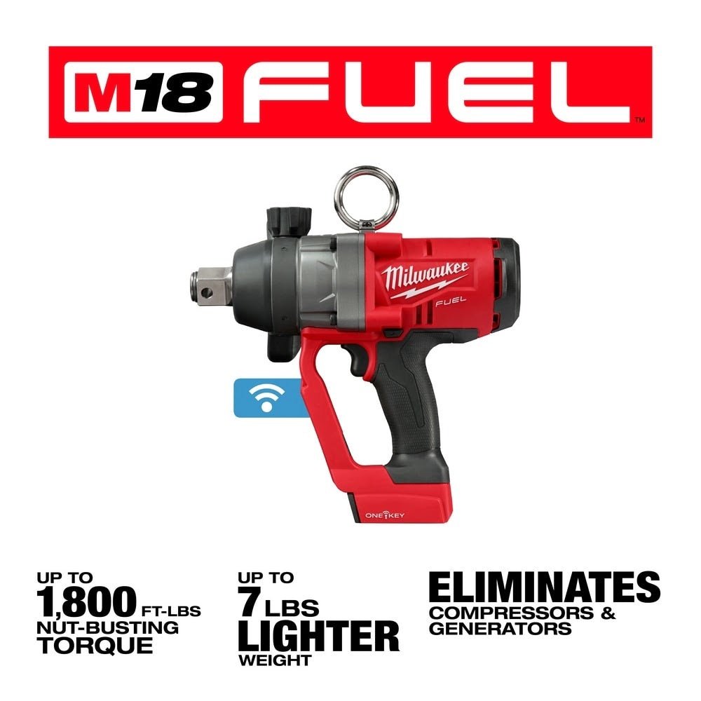 Milwaukee 2867-20 M18 FUEL 1" HTIW Impact Wrench w/ ONE-KEY Bare Tool - Image 3
