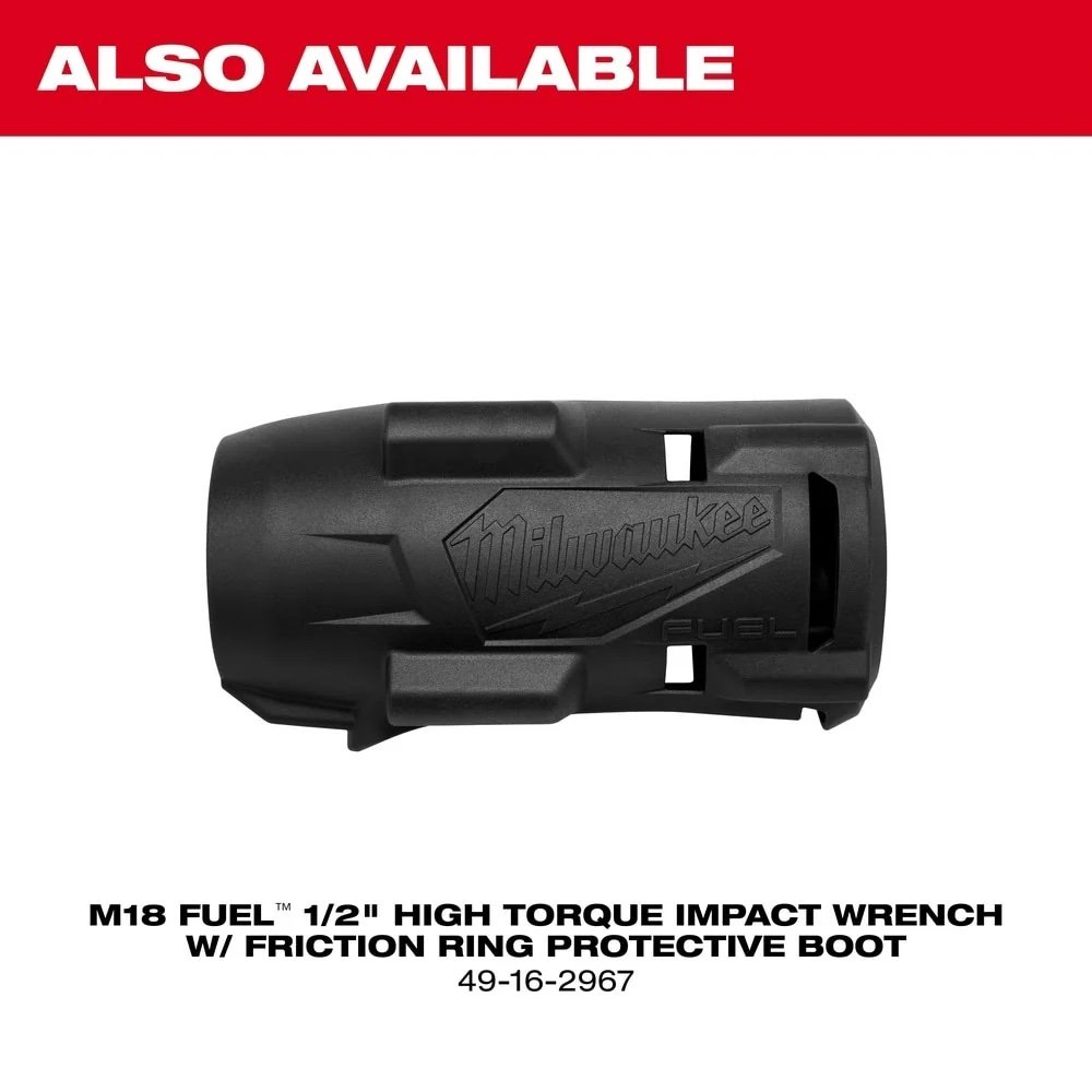 Milwaukee 2967-22GG M18 FUEL 1/2" HTIW w/ Friction Ring & Grease Gun Combo Kit - Image 11