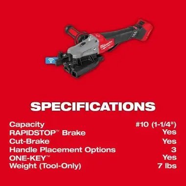 Milwaukee M18 FUEL #10 1-14 Inch Rebar Cutter - Image 8
