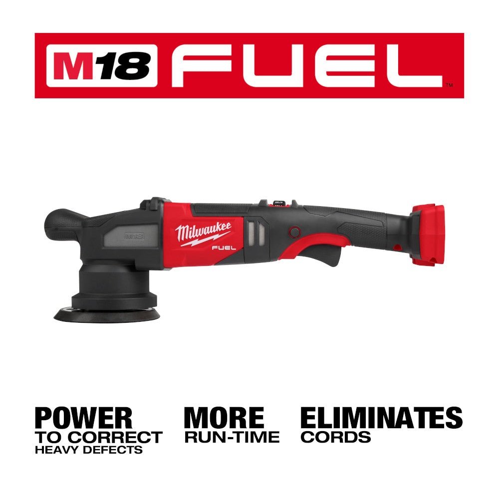 Milwaukee 2684-20 M18 FUEL 5-inch 15mm Random Orbital Polisher, Tool Only - Image 2