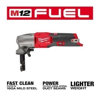 M12 FUEL 12-Volt Lithium-Ion Brushless Cordless 16-Gauge Variable Speed Nibbler (Tool-Only) - Image 2