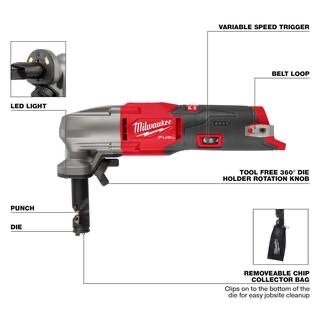 M12 FUEL 12-Volt Lithium-Ion Brushless Cordless 16-Gauge Variable Speed Nibbler (Tool-Only) - Image 4