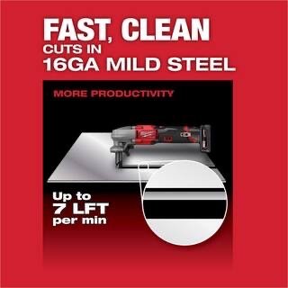 M12 FUEL 12-Volt Lithium-Ion Brushless Cordless 16-Gauge Variable Speed Nibbler (Tool-Only) - Image 5